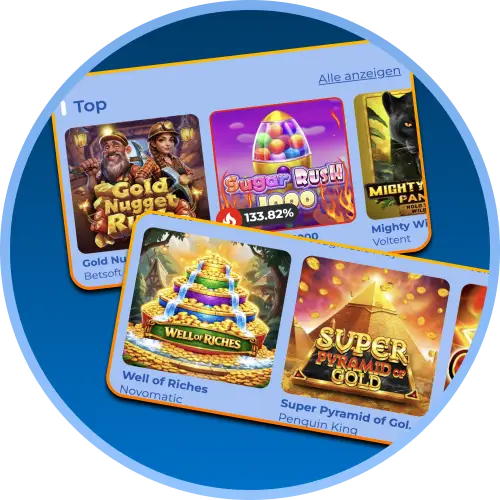 Nutze die große Auswahl bester Casino-Spiele unterwegs in der Felicebet App.