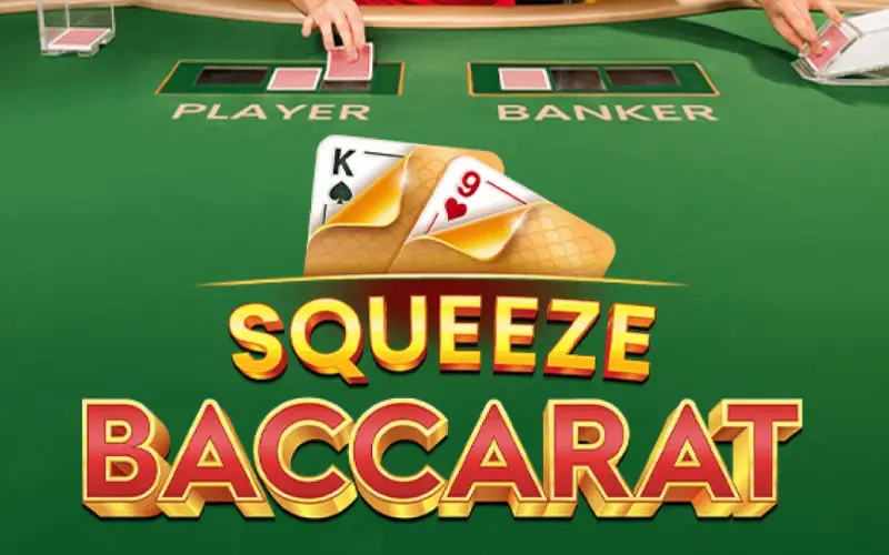 Spüre die pure Spannung beim schrittweisen Aufdecken der Karten im Baccarat Squeeze bei Felicebet.