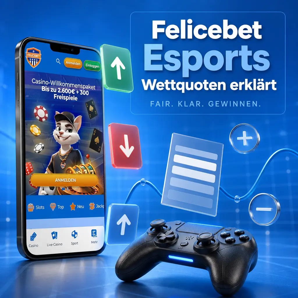 Felicebet Esports Wettquoten im Dezimalformat mit Beispielrechnung für Einsatz und Gewinn bei Kombiwetten