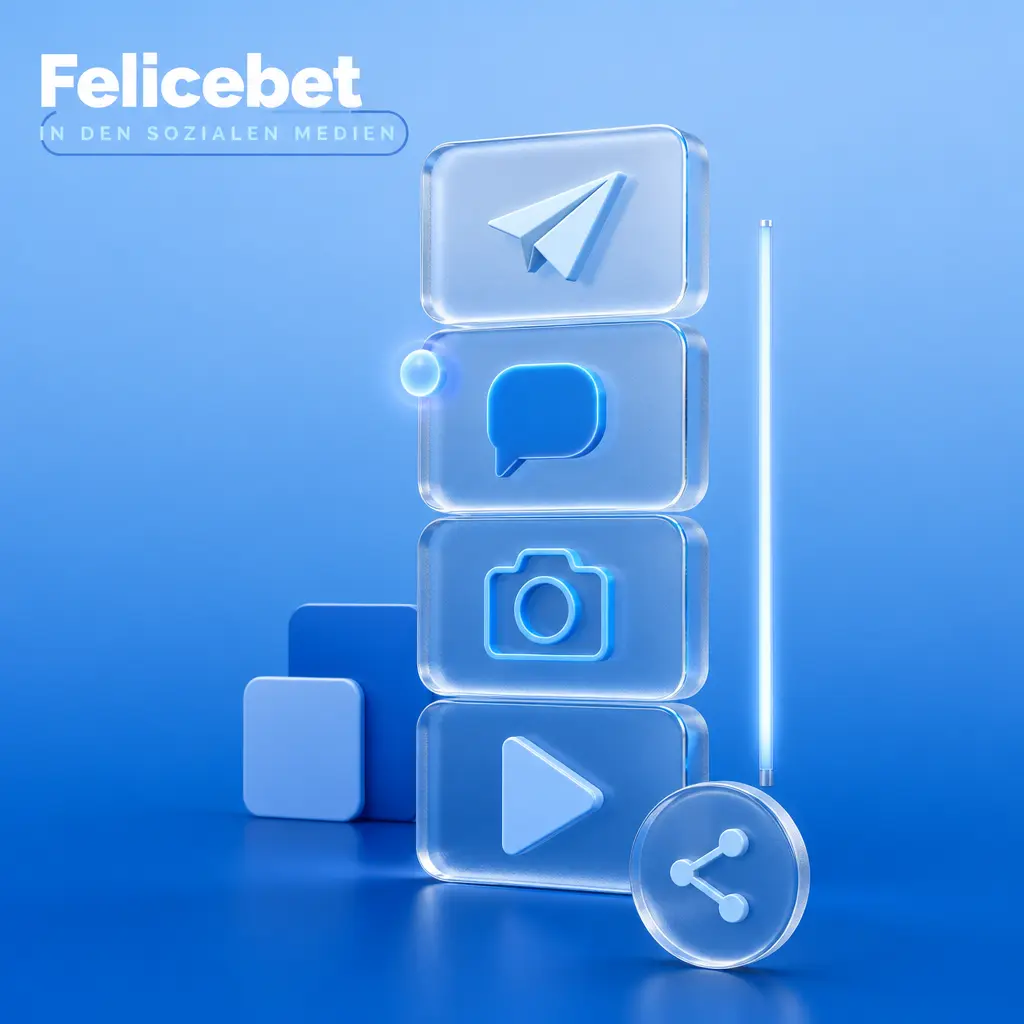 Felicebet Social-Media-Kanäle: Facebook, Instagram und Telegram für Bonusaktionen, Turniere und aktuelle News