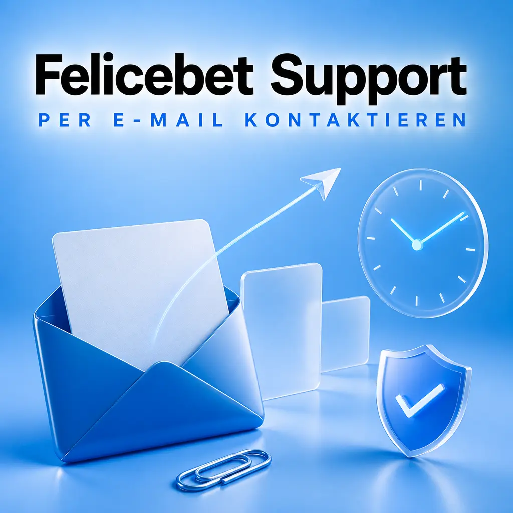 Felicebet Support per E-Mail kontaktieren: support@felicebet.com für Verifizierung, Auszahlungen und Anfragen zu Sportwetten