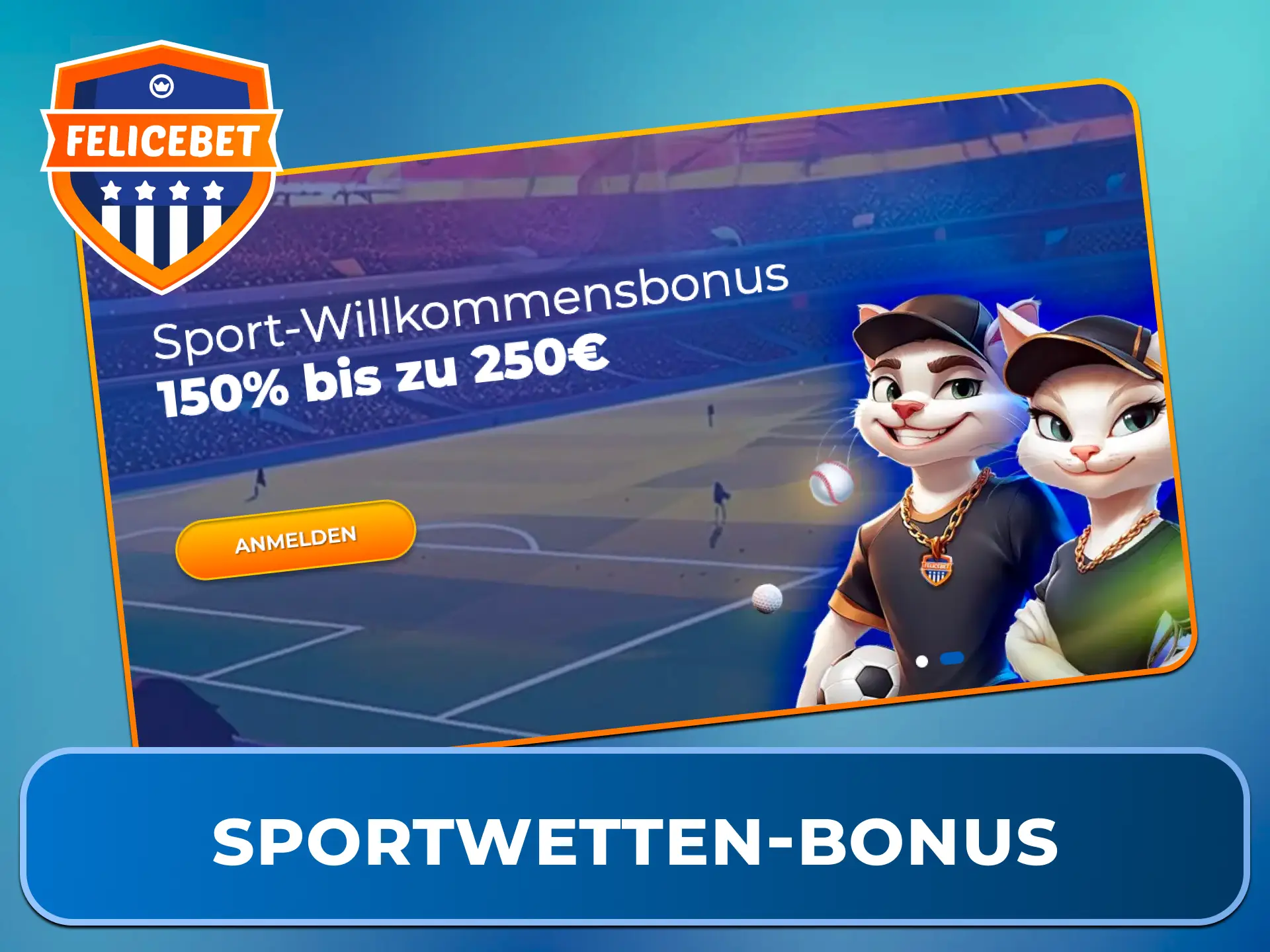 Sichere Dir den Sportwetten-Bonus für Deine ersten Wett-Tipps bei Felicebet.