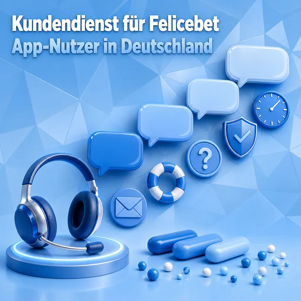 Kundendienst der Felicebet App in Deutschland: Live-Chat, E-Mail-Support und FAQ zu Konto, Zahlungen und Boni.