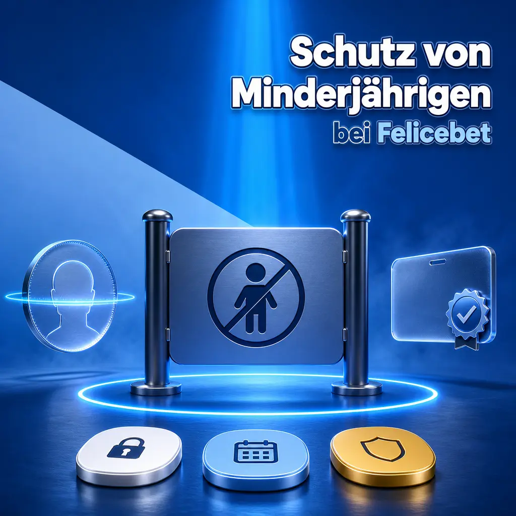 Jugendschutz bei Felicebet: Altersverifizierung, Kontosperrung Minderjähriger und Tipps zur Kindersicherung auf Geräten