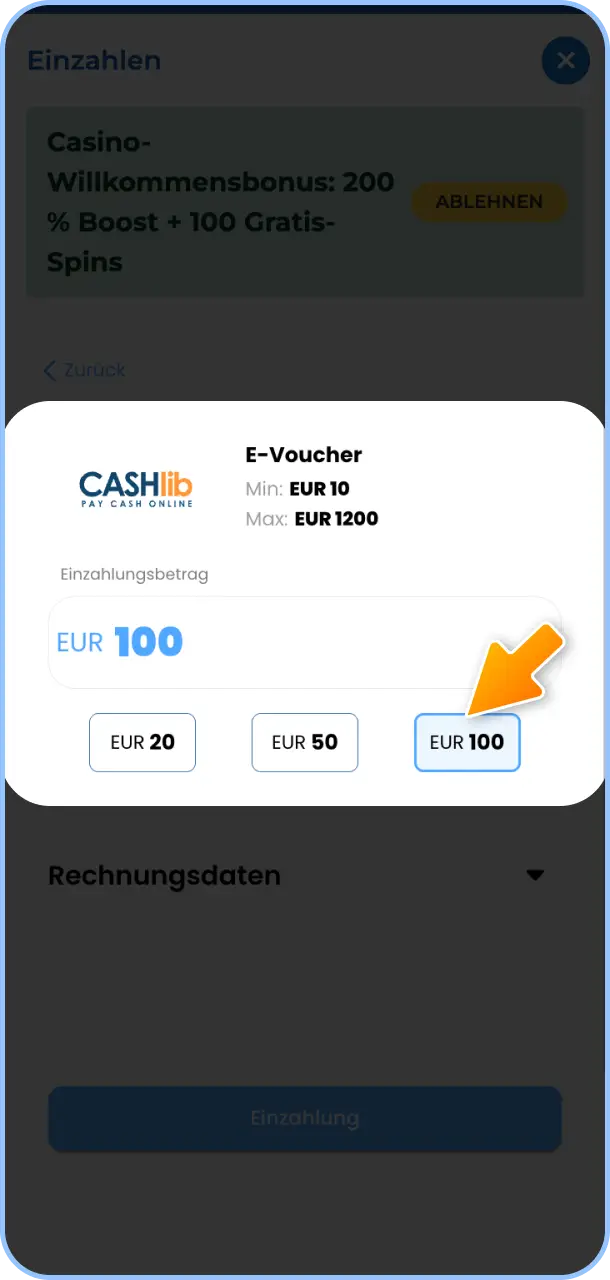 Tätige Deine erste Einzahlung für spannende Spielautomaten bei Felicebet.