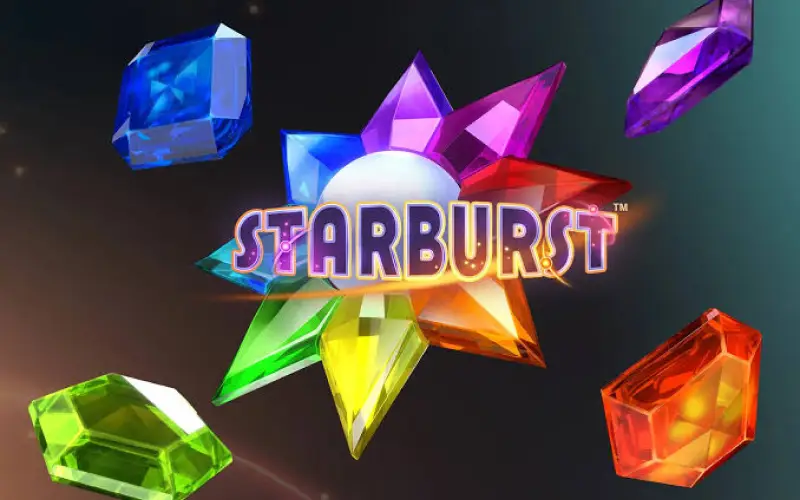 Genieße funkelnde Edelstein-Kombinationen auf den Walzen von Starburst im Felicebet Casino.