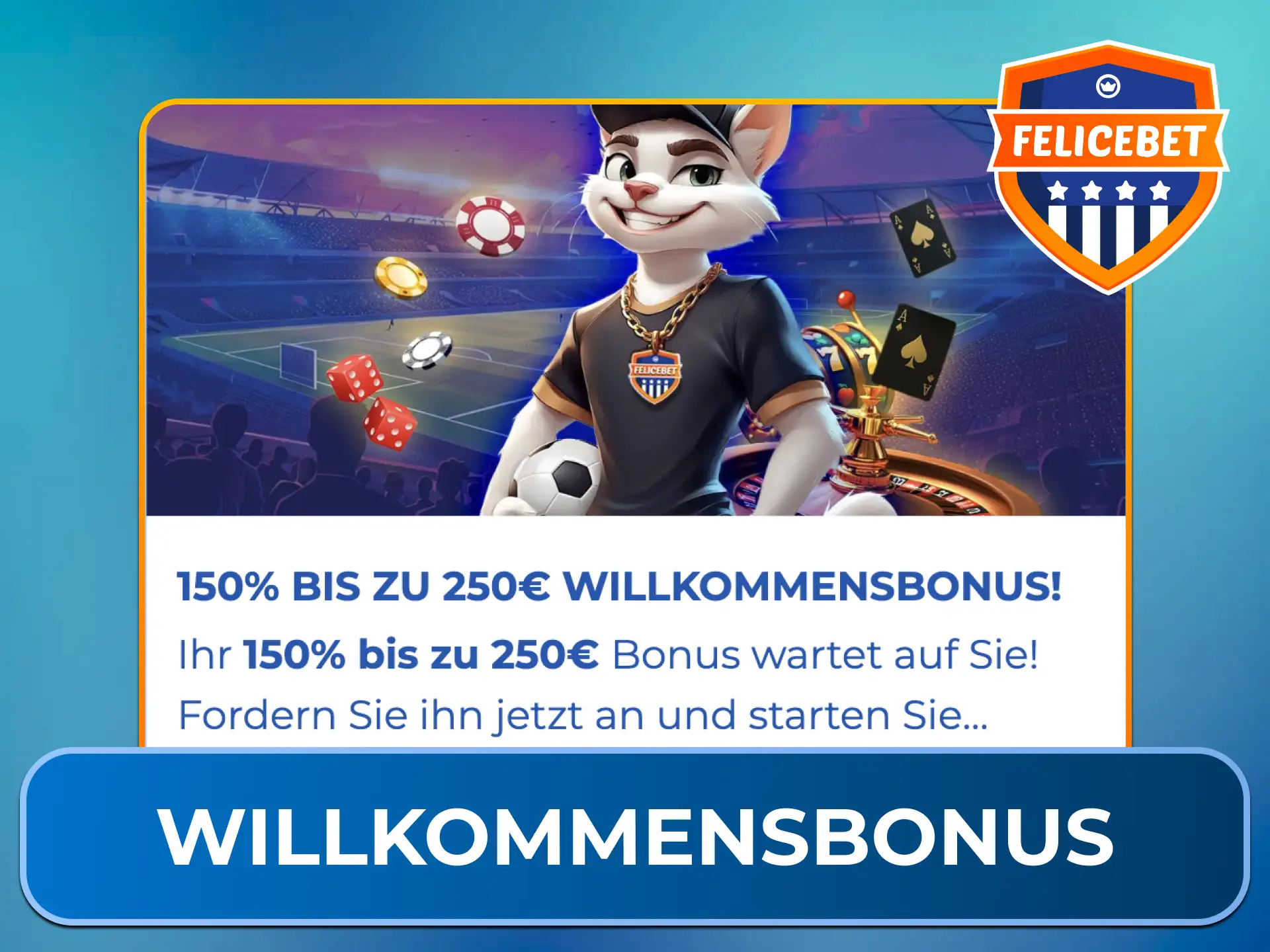 Aktiviere Deinen lukrativen Willkommensbonus für Deine ersten Tennis-Wetten bei Felicebet.