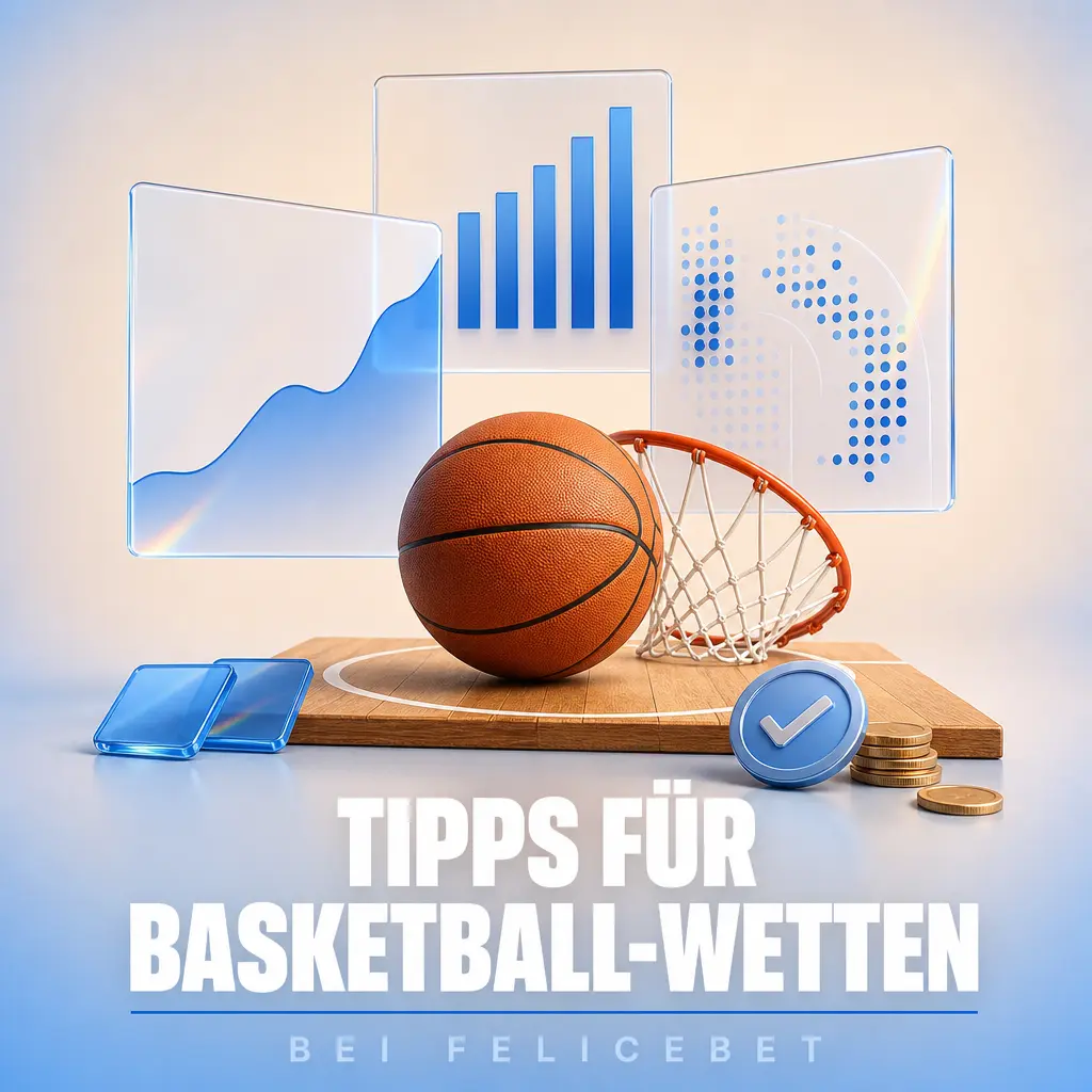 Basketball-Wetttipps bei Felicebet: Formkurve, Verletzungen, Heimvorteil und Bankroll-Management sinnvoll einsetzen