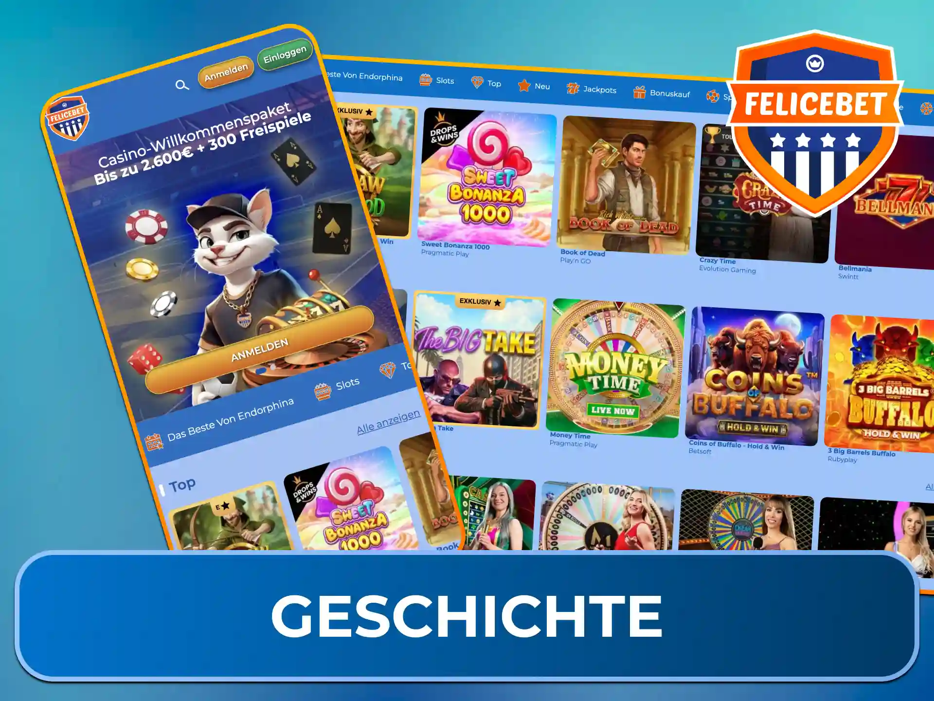 Erfahre mehr über die Felicebet Geschichte und wie wir uns zu einer vertrauenswürdigen Adresse für Casino-Spiele und Sportwetten entwickelt haben.